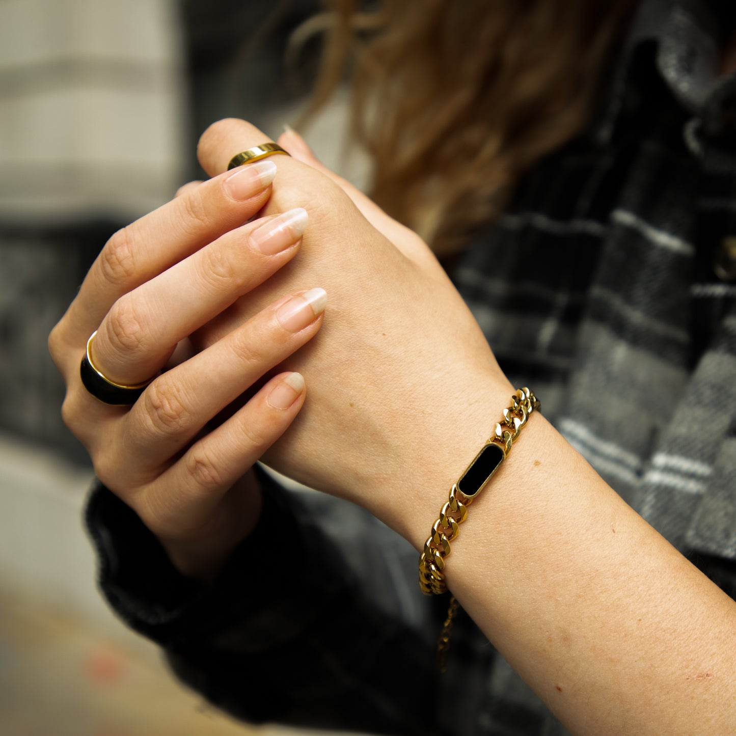 Samuelle 18K Black Bracelet