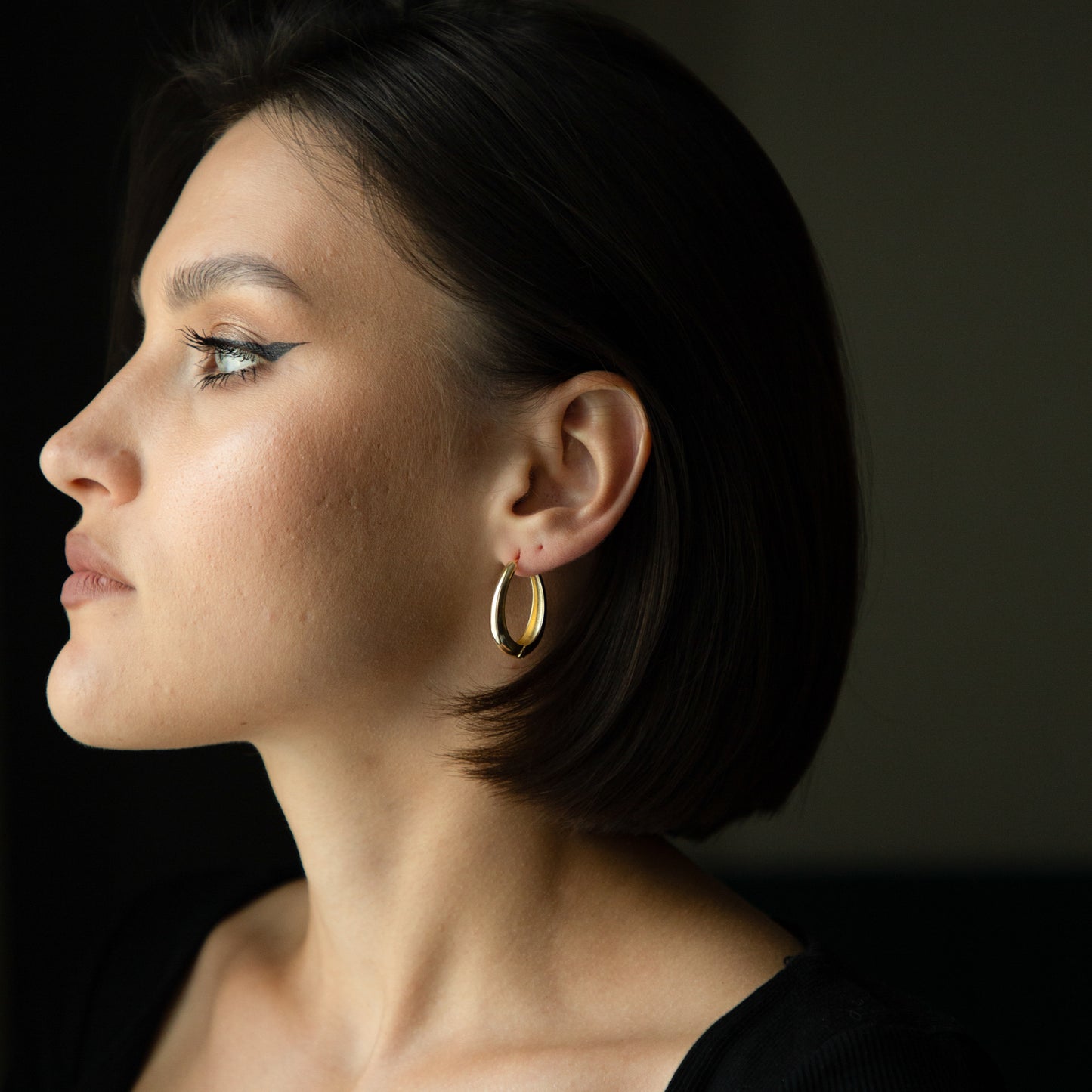 Gia 14K Hoops