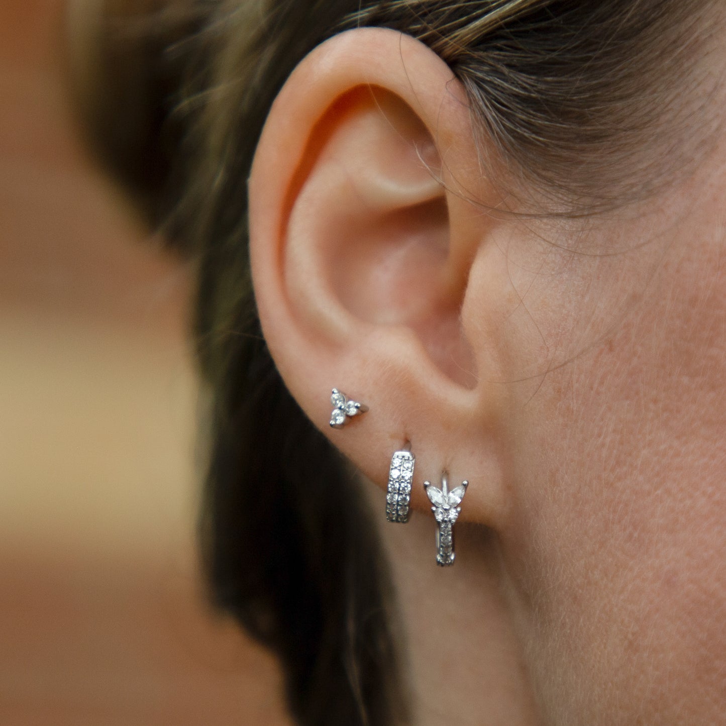 Elly Silver Studs