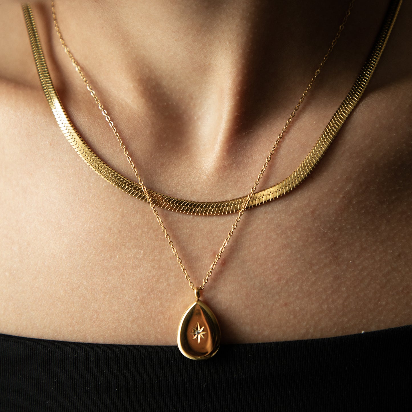 Ruby 14K Chain 45 cm