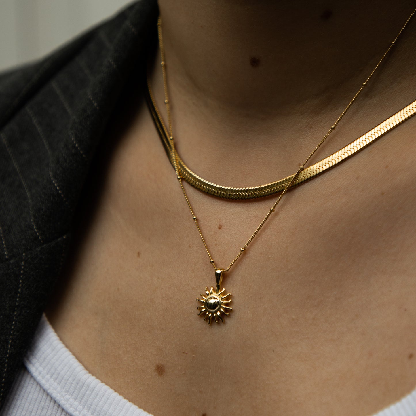 Ruby 14K Chain 45 cm