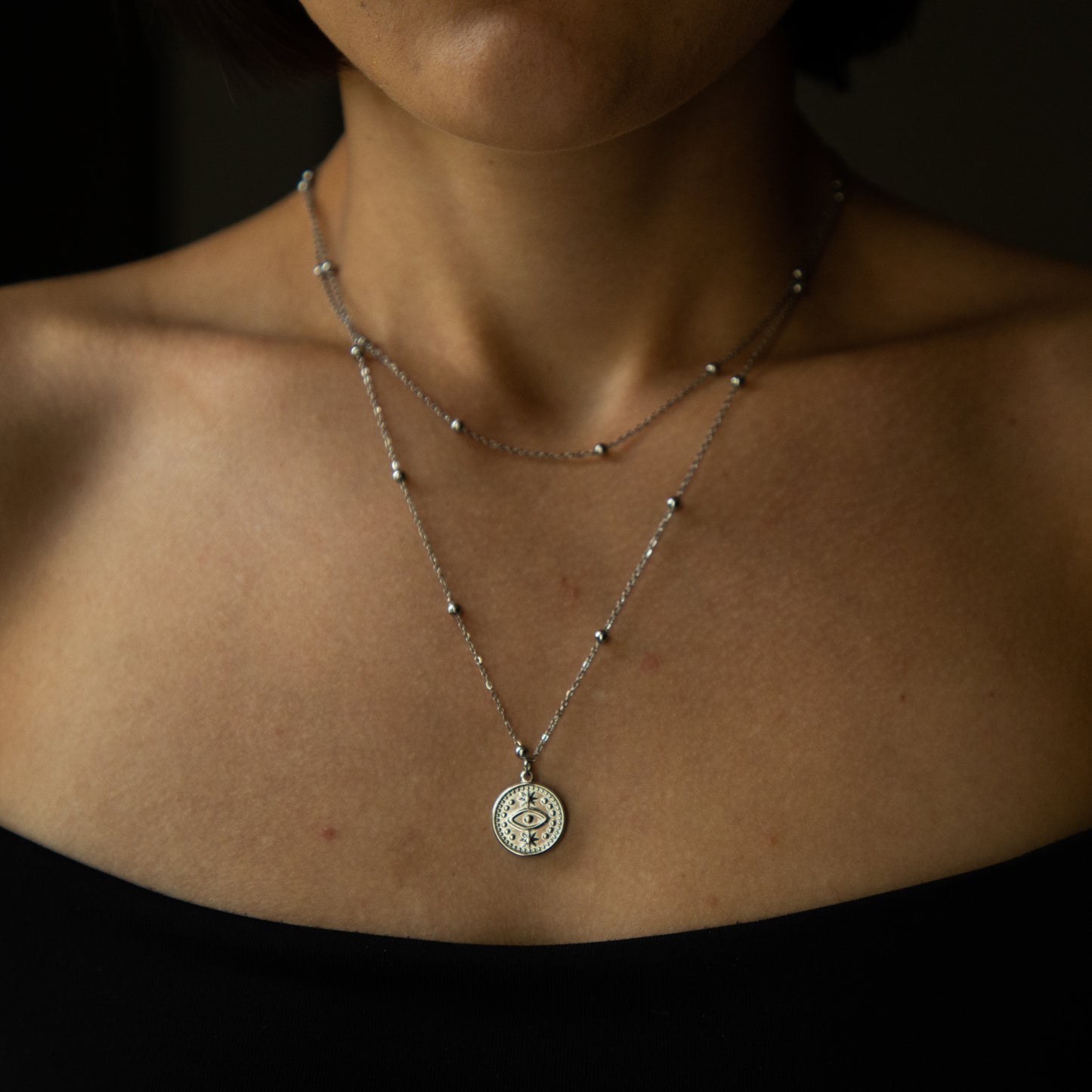 Eveline Silver Necklace