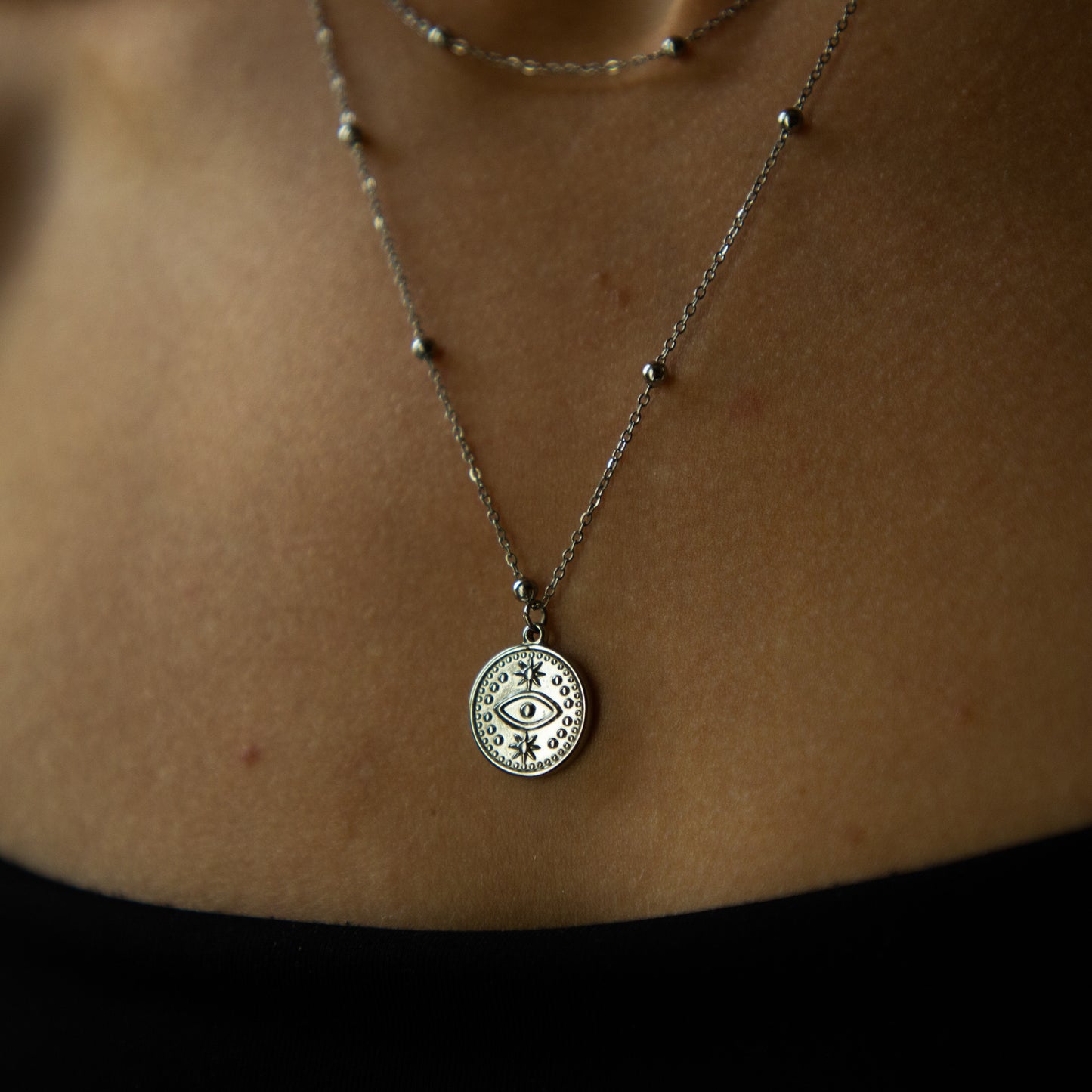 Eveline Silver Necklace