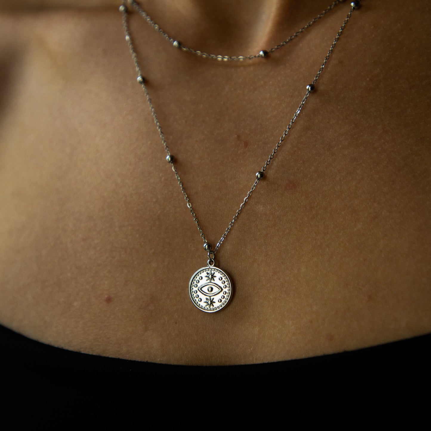 Eveline Silver Necklace