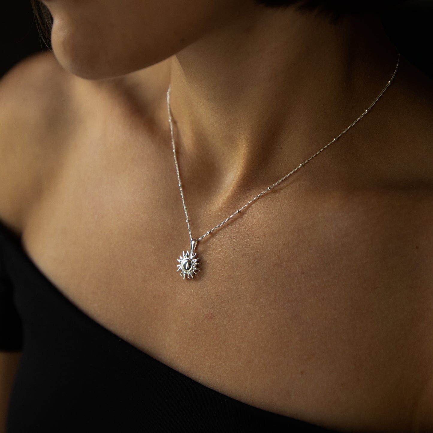 Sunny Silver Necklace
