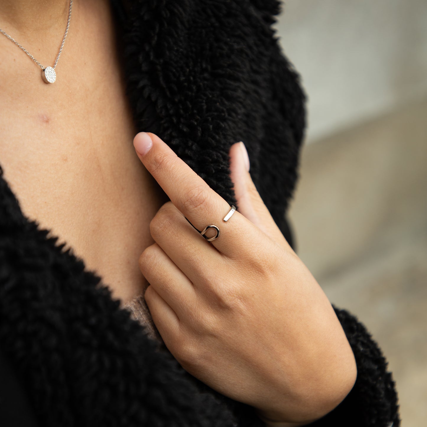 Geo Silver Ring