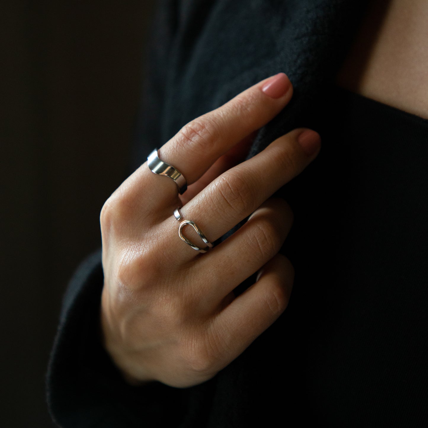 Geo Silver Ring