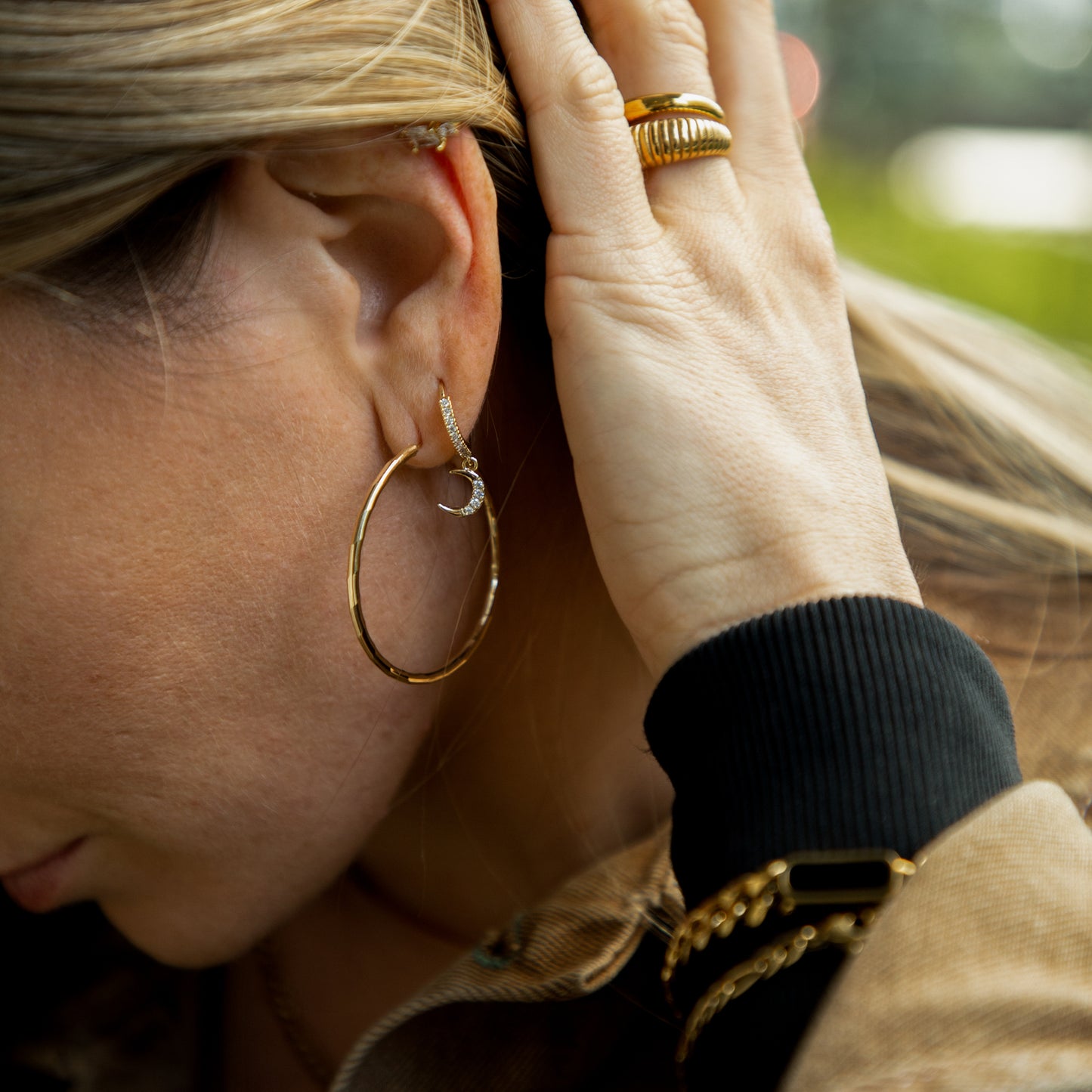Eden 14K Hoops