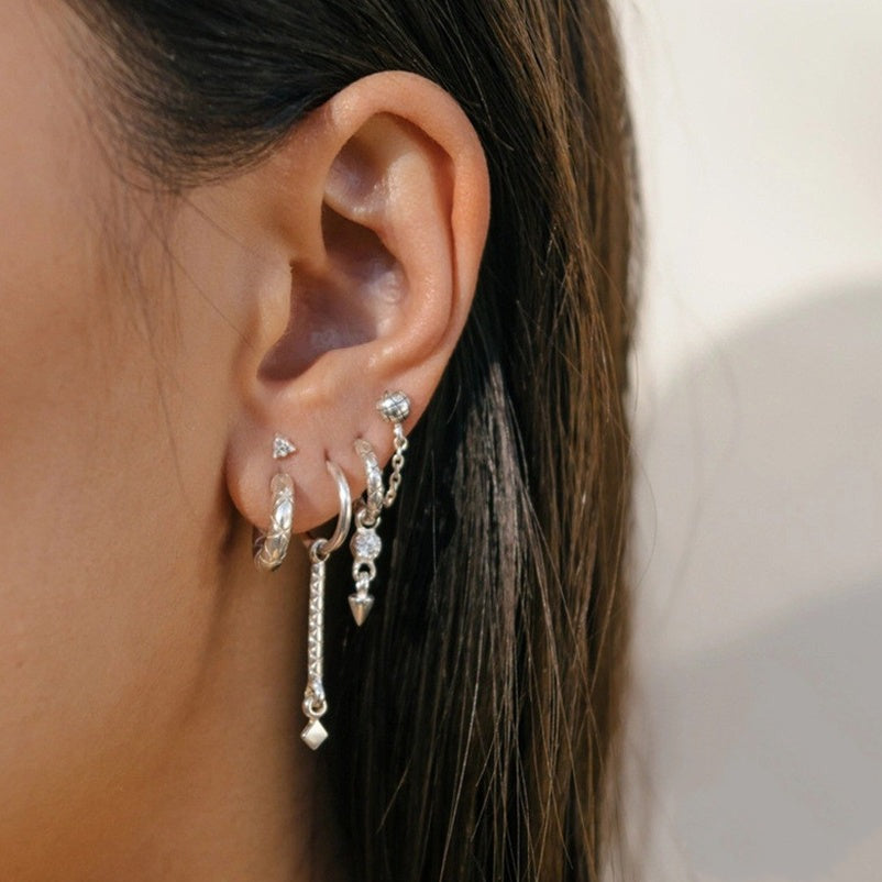 Noa Silver Earrings