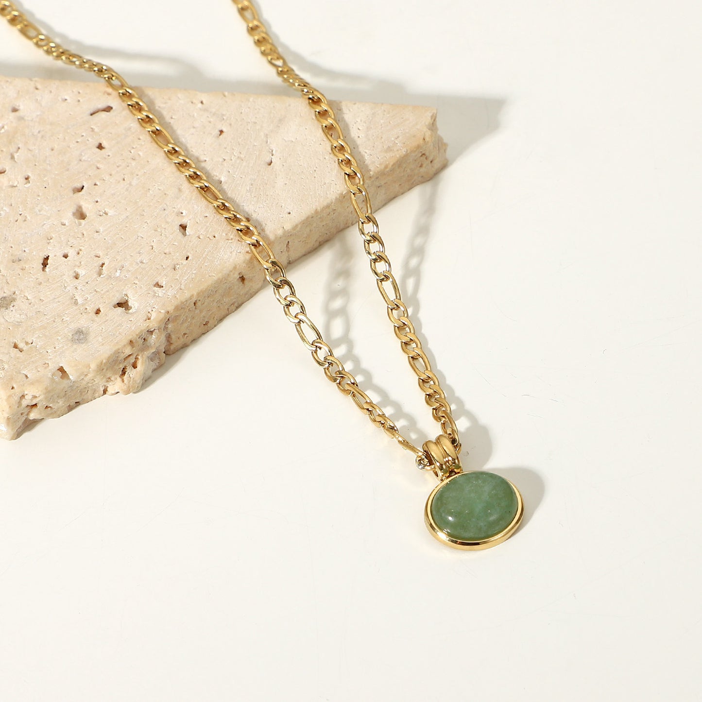 Agnes Aventurine Pendant Necklace