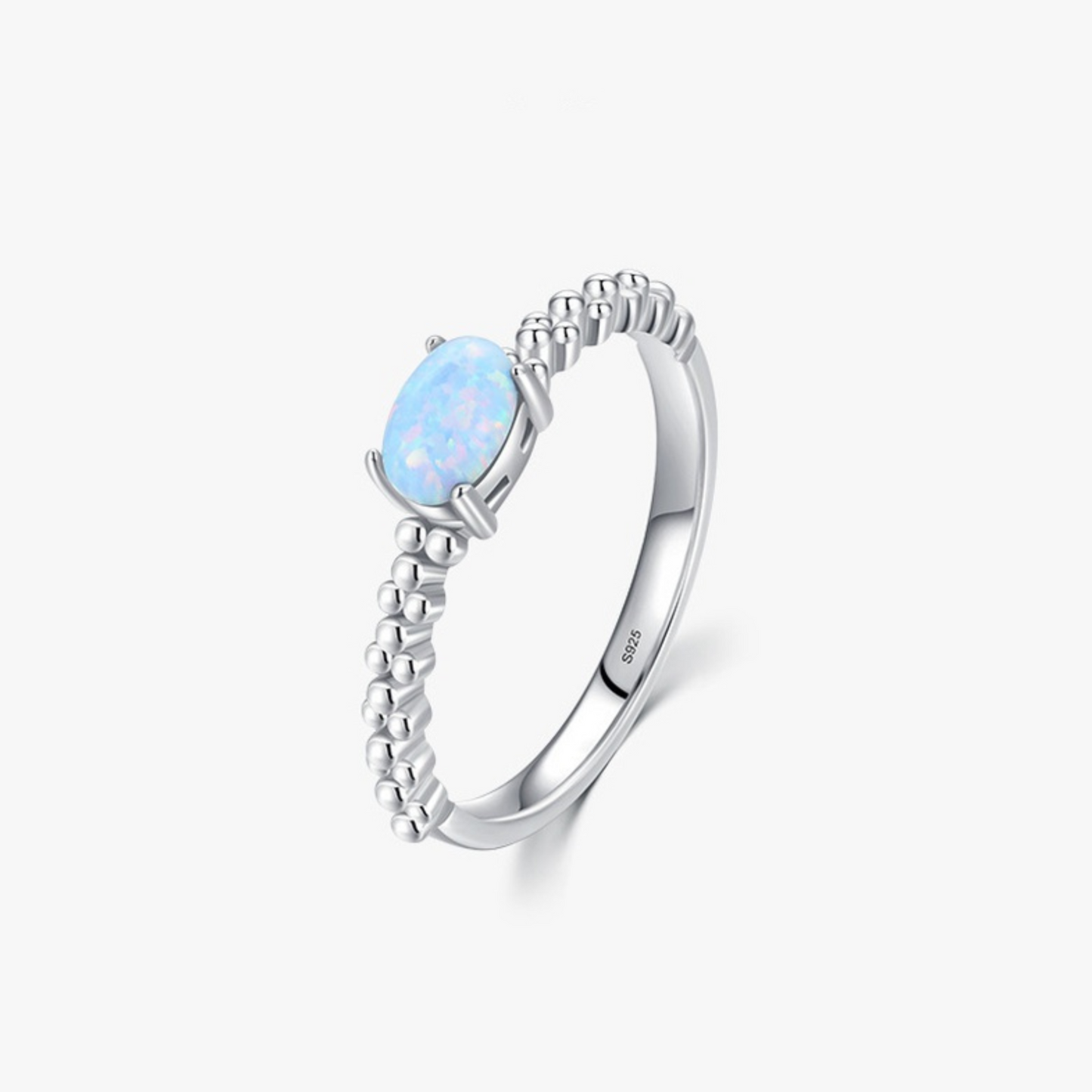 Renata Silver Opal Ring