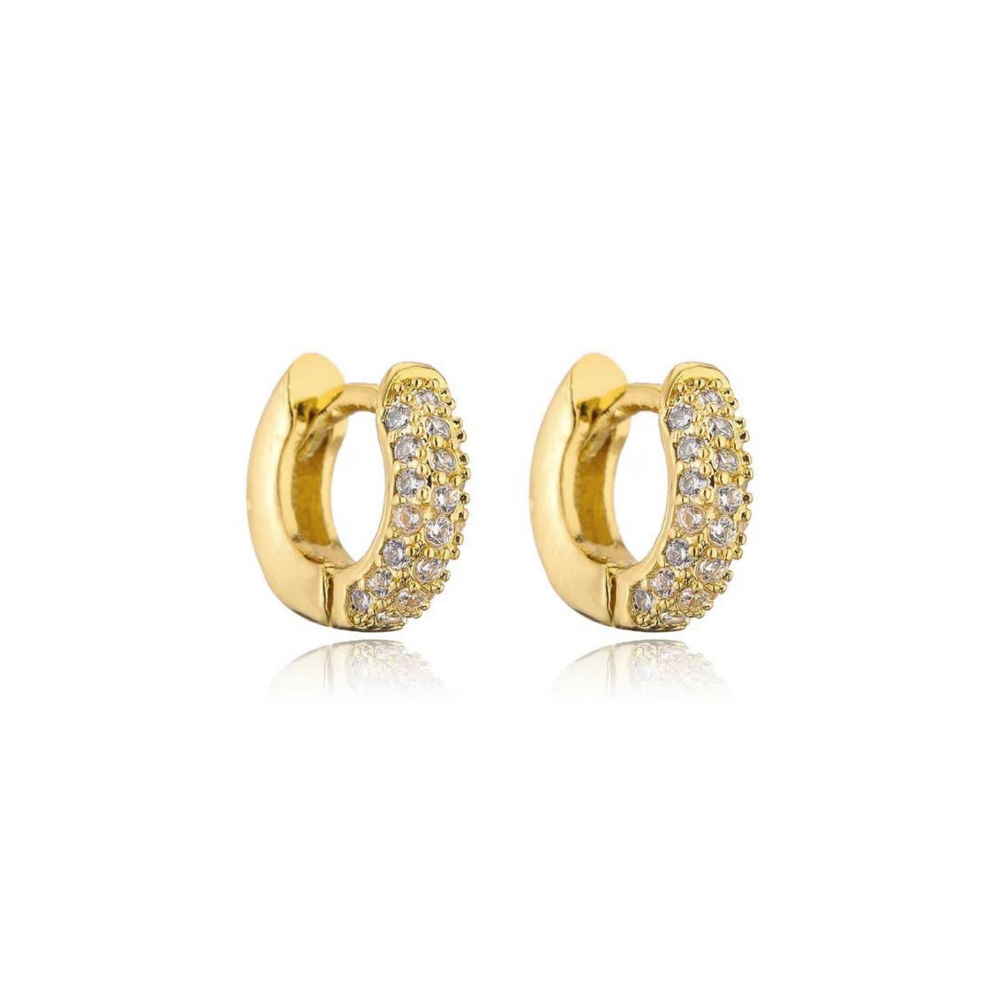 Sono 18K Gold Huggie Earrings