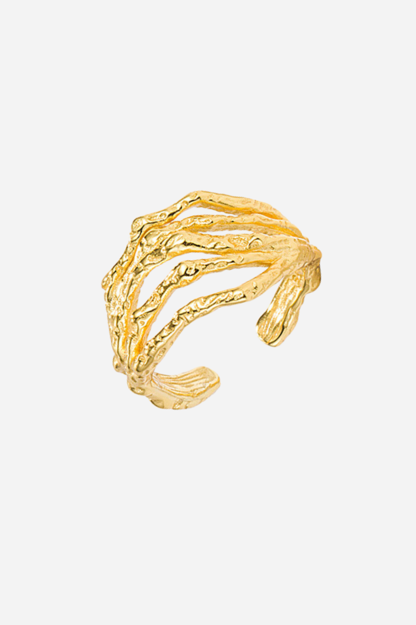 Nettuno 18K Gold Handmade Ring