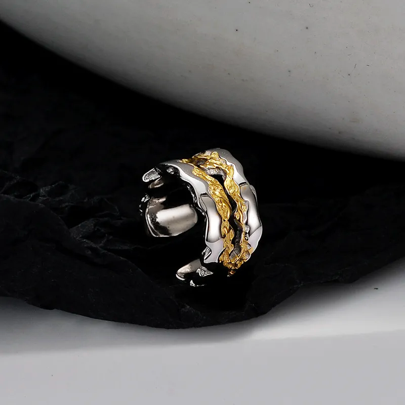 Asteroid 14K Handmade Cuff