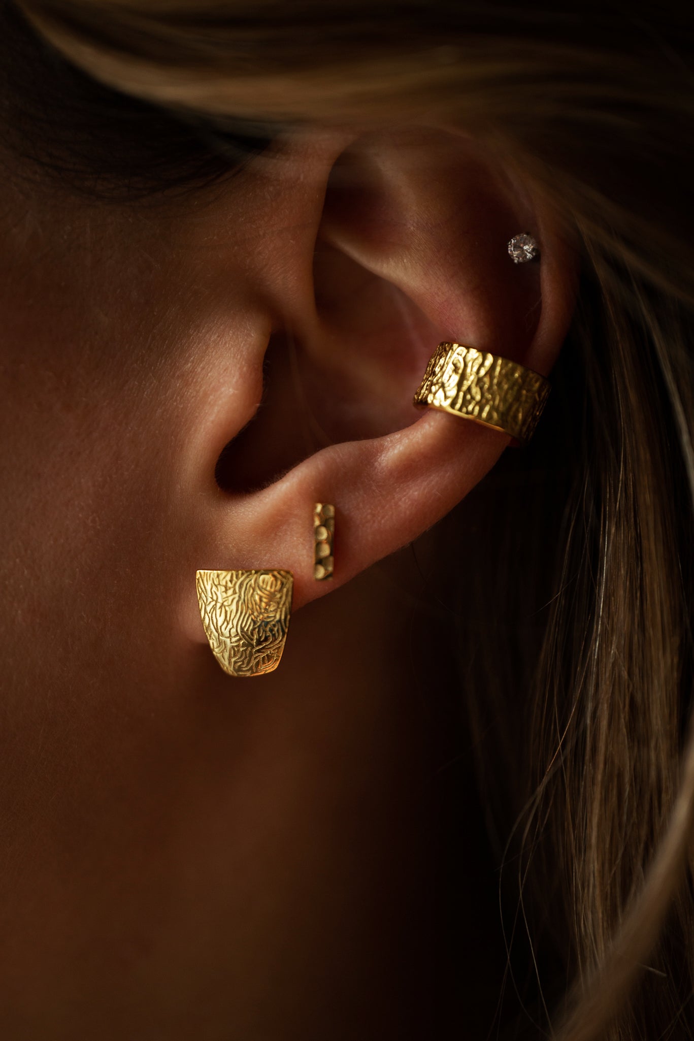 Lecce Gold Handmade Ear Cuff