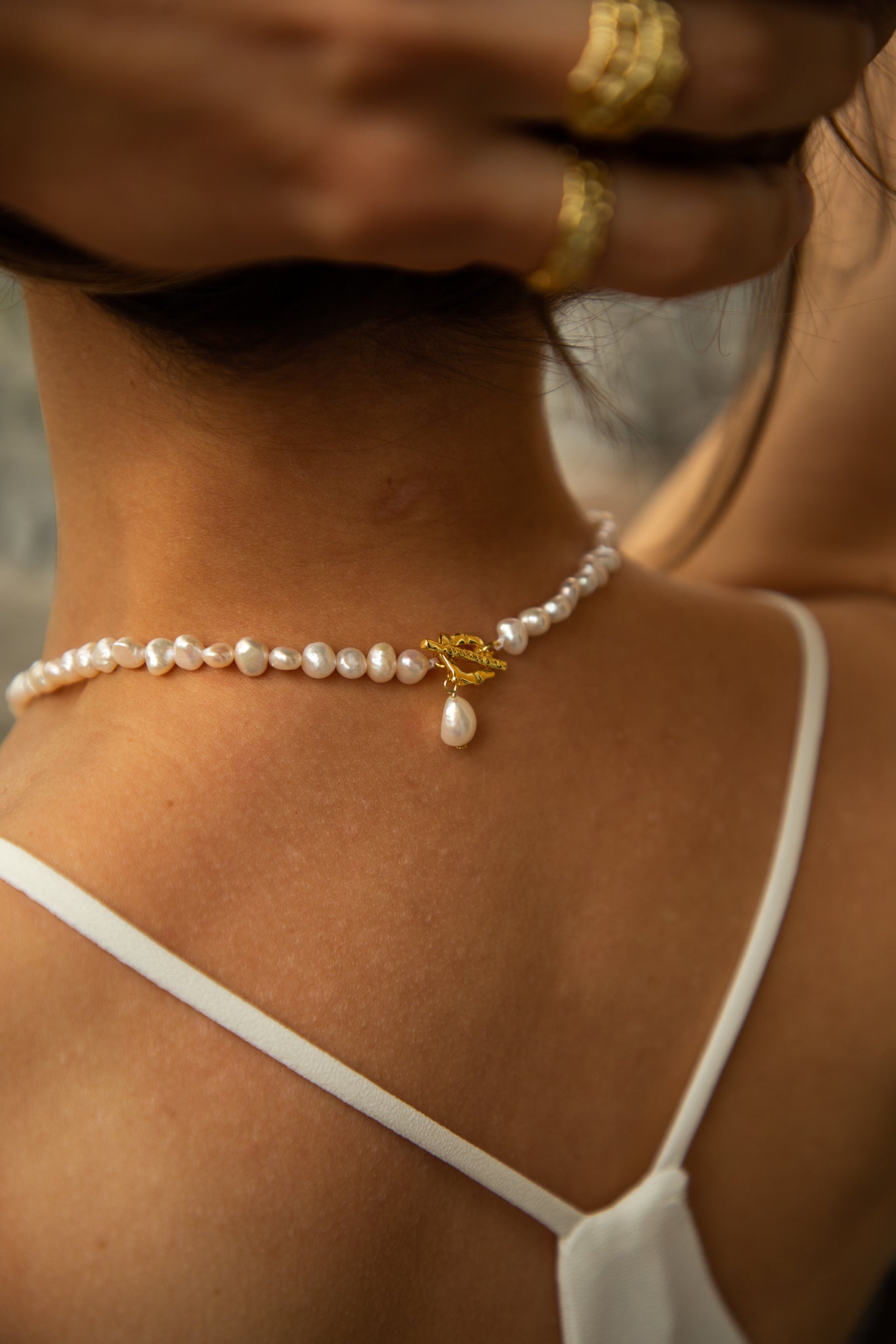 Cipressa Handmade Pearl Necklace