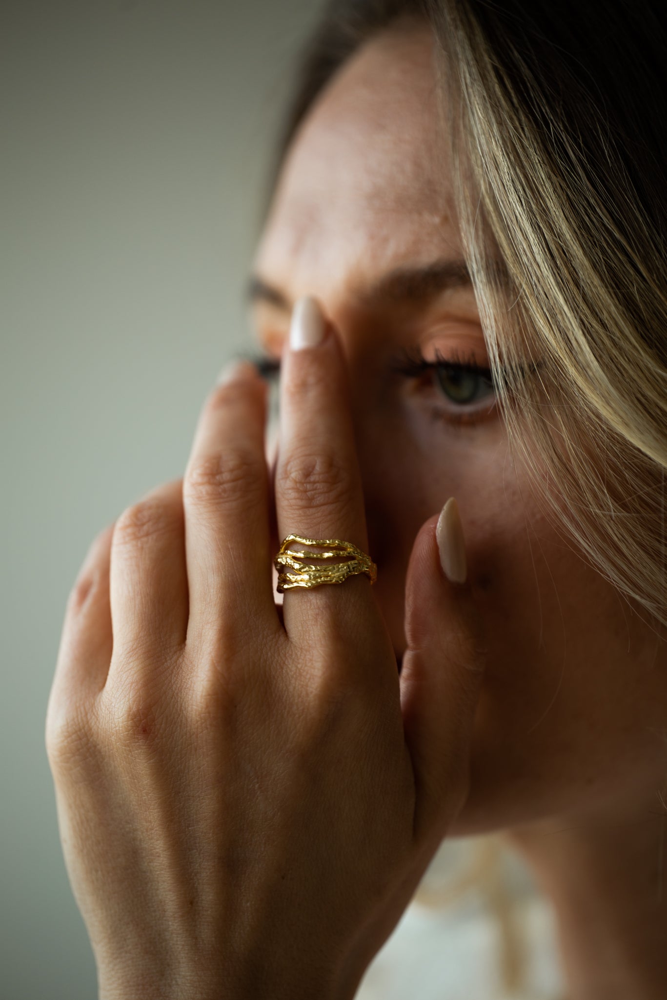 Nettuno 18K Gold Handmade Ring