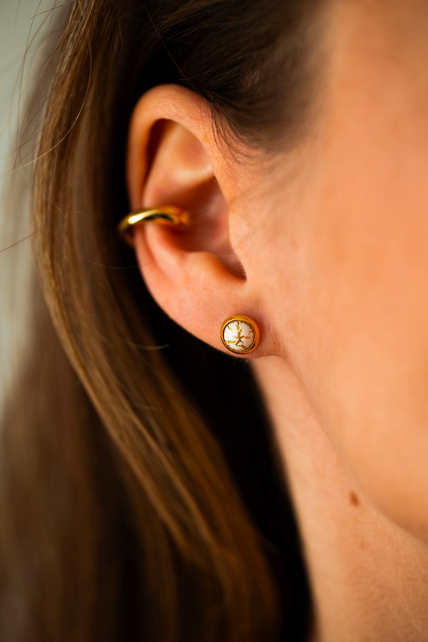 Mercury Stud Earrings