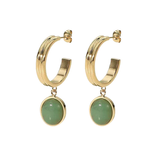 Sandra Aventurine Earrings