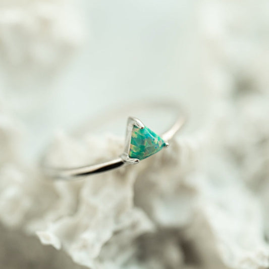 Prana Silver Opal Ring