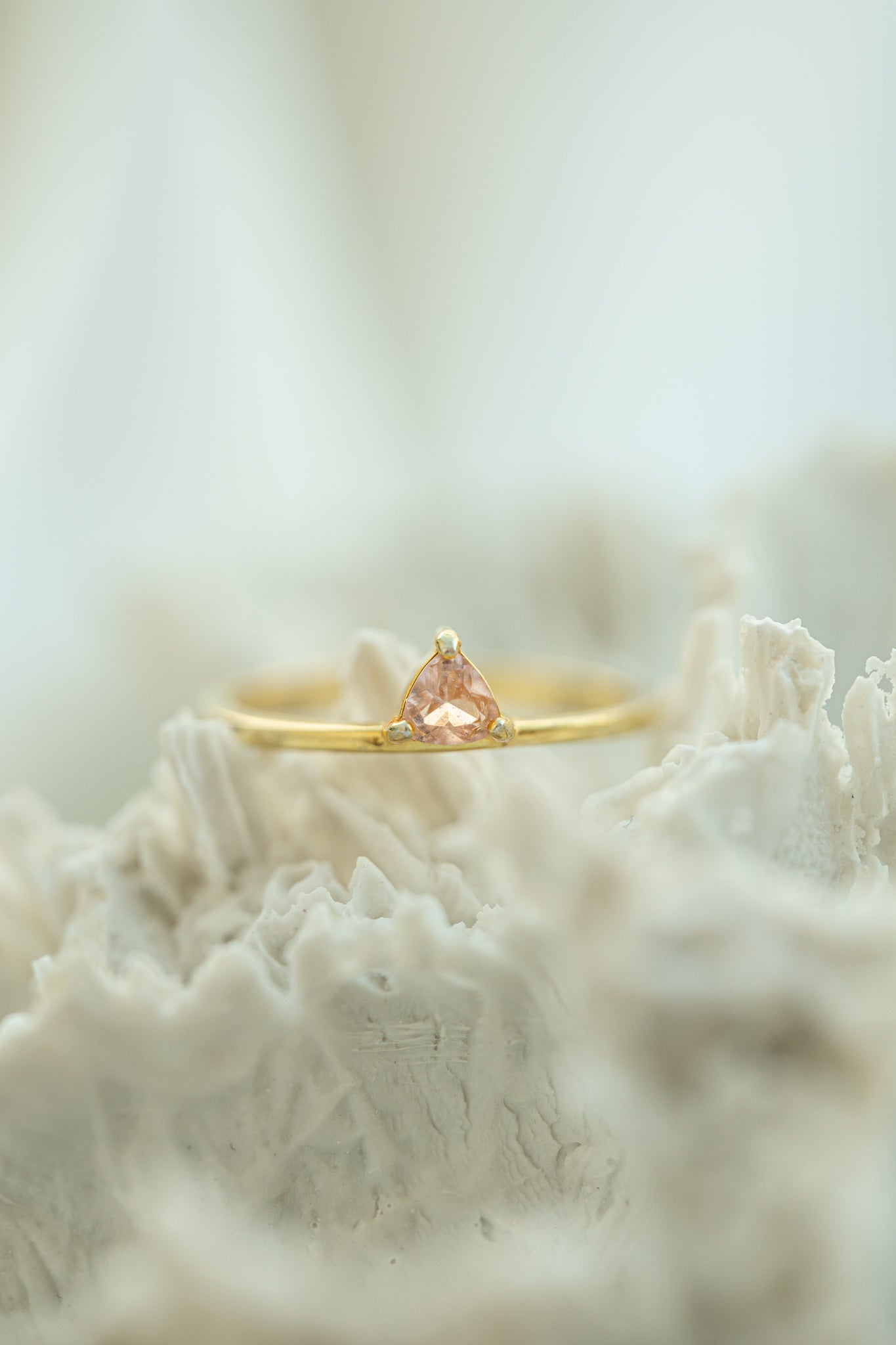 Lea Gold Morganite Ring