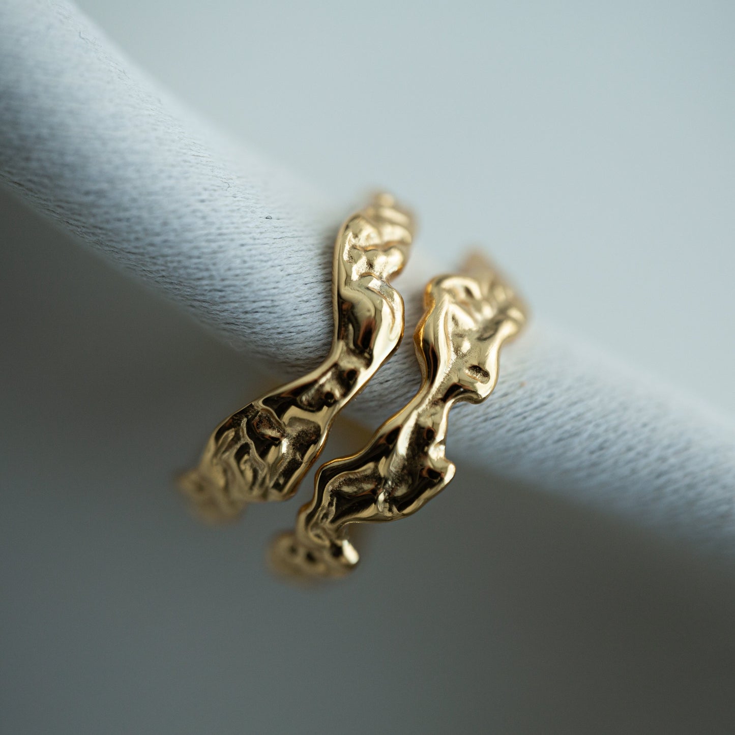 Gemini 18K Gold Handmade Ring