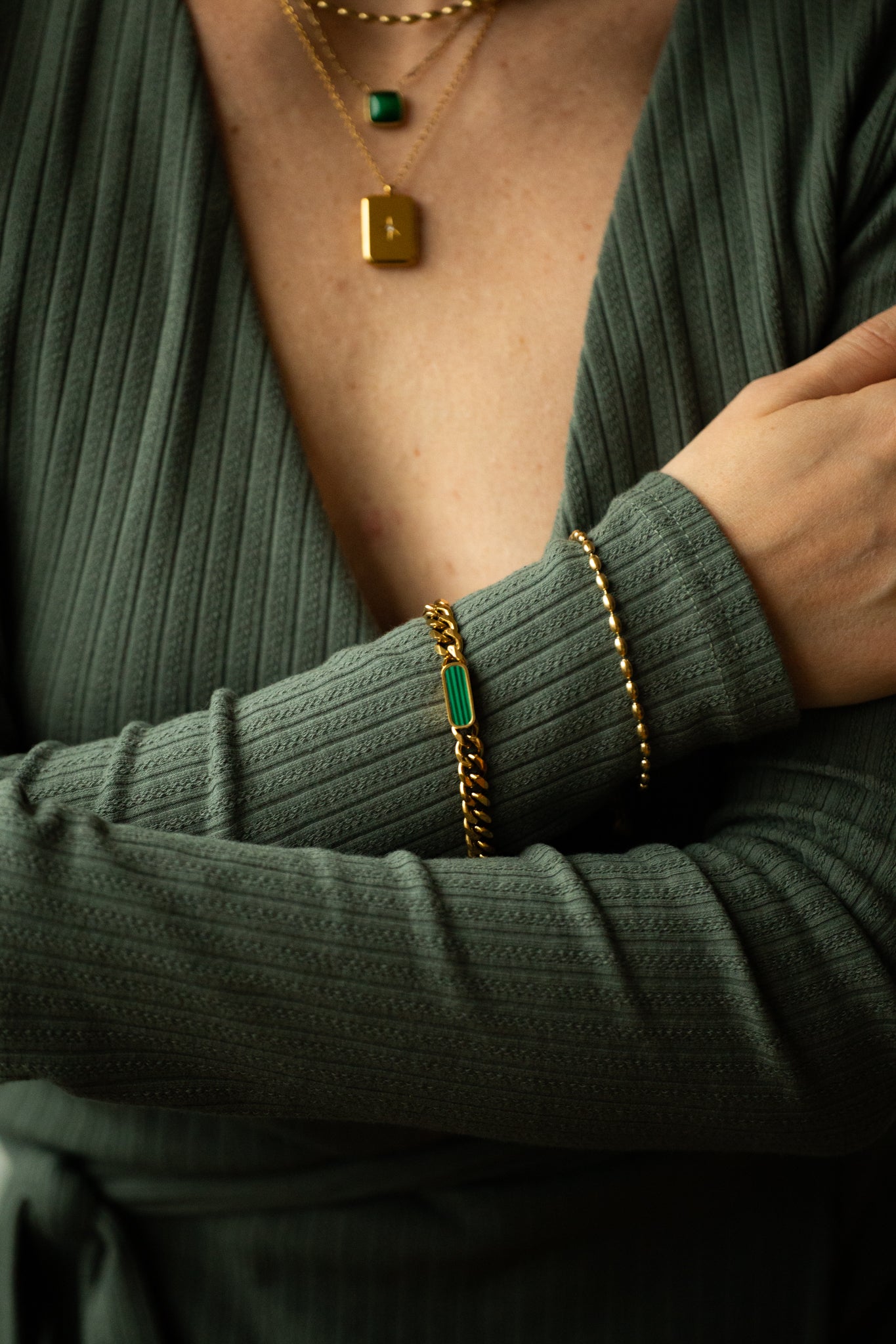 Samuelle 18K Green Bracelet