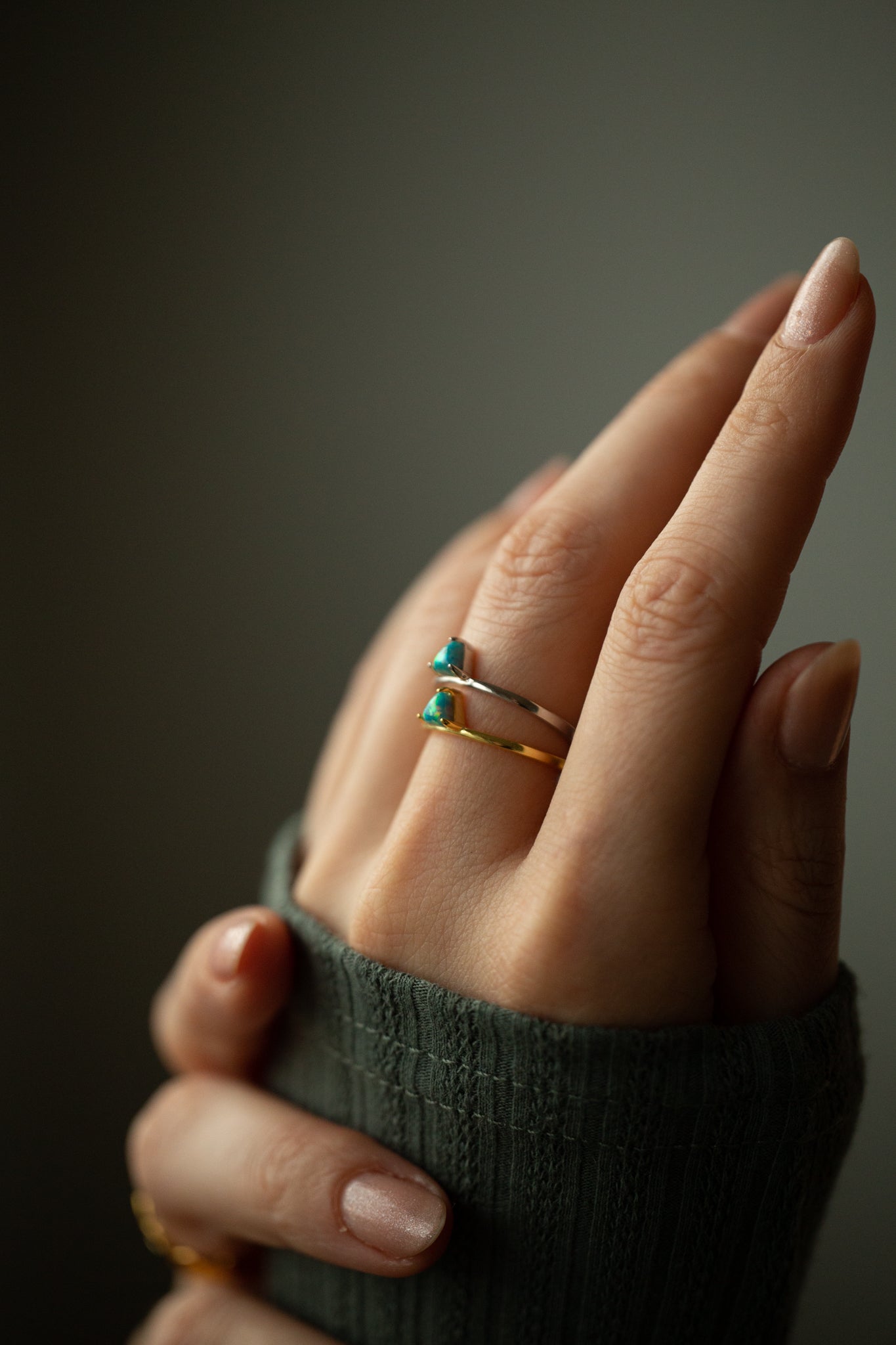 Prana Silver Opal Ring