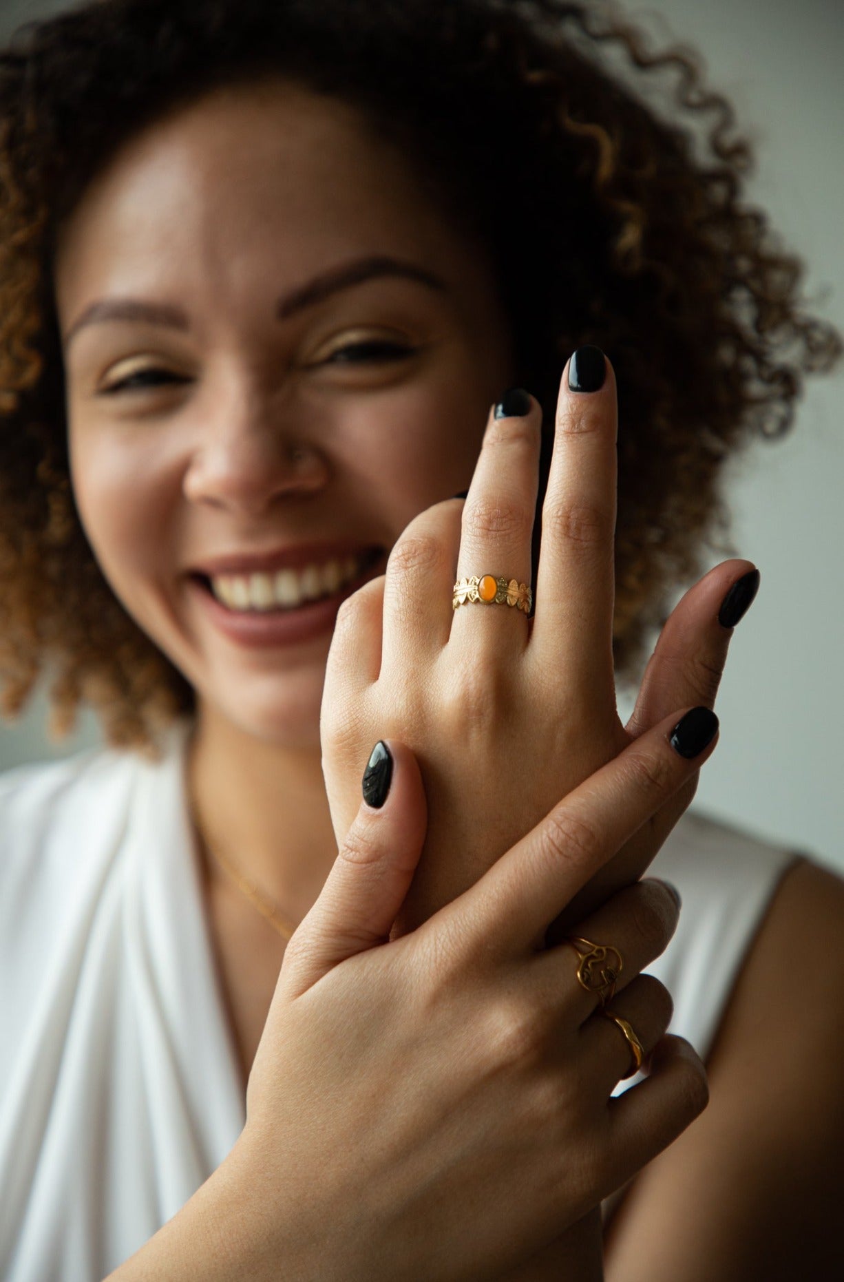 April Aventurine Ring