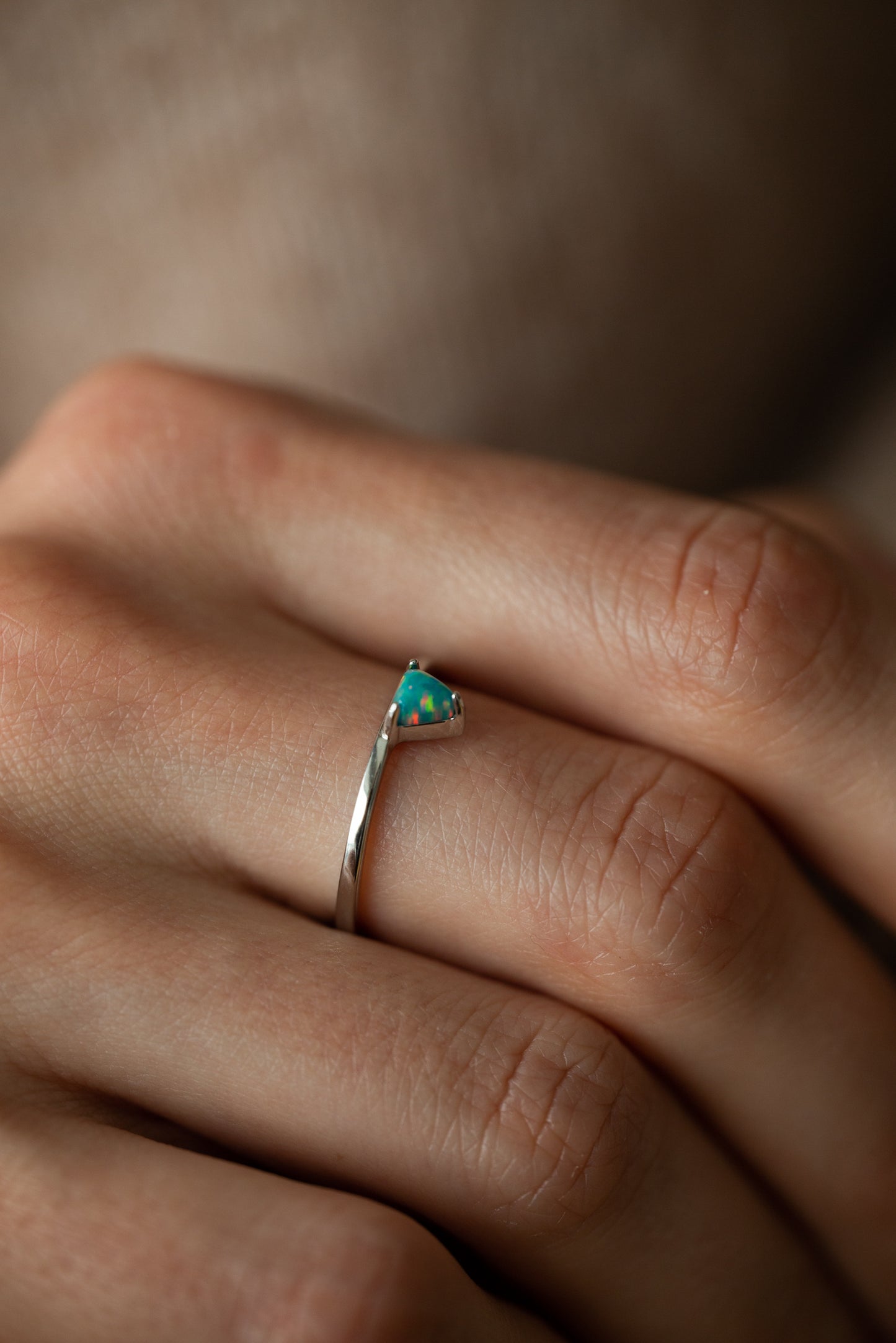 Prana Silver Opal Ring