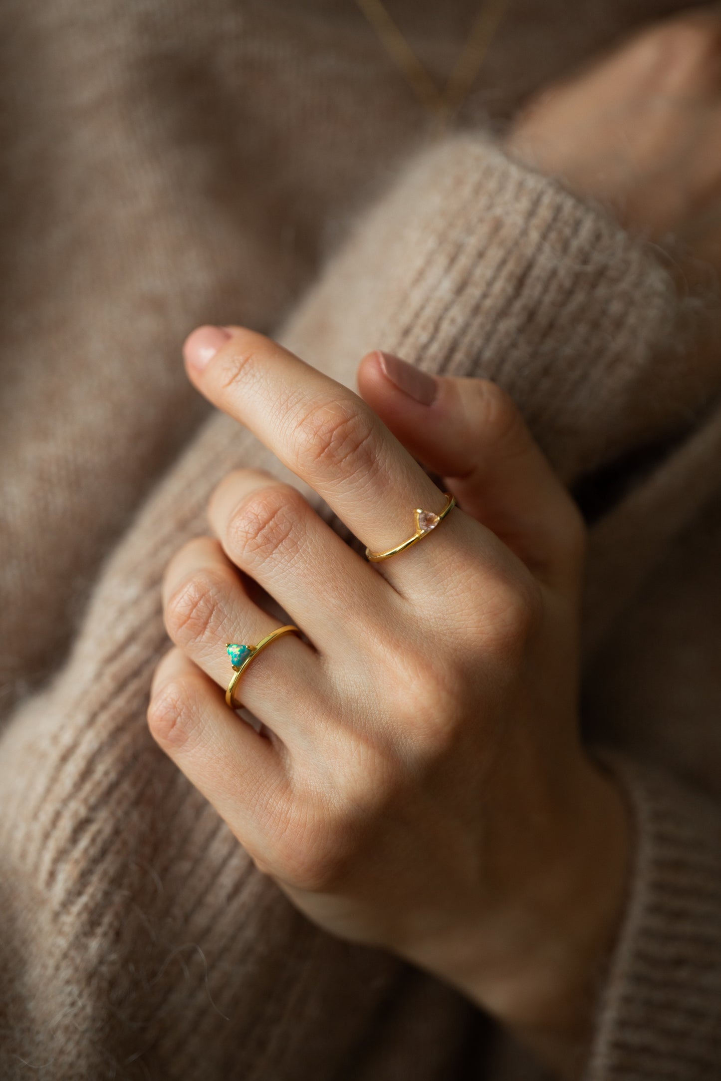 Prana Silver Opal Ring