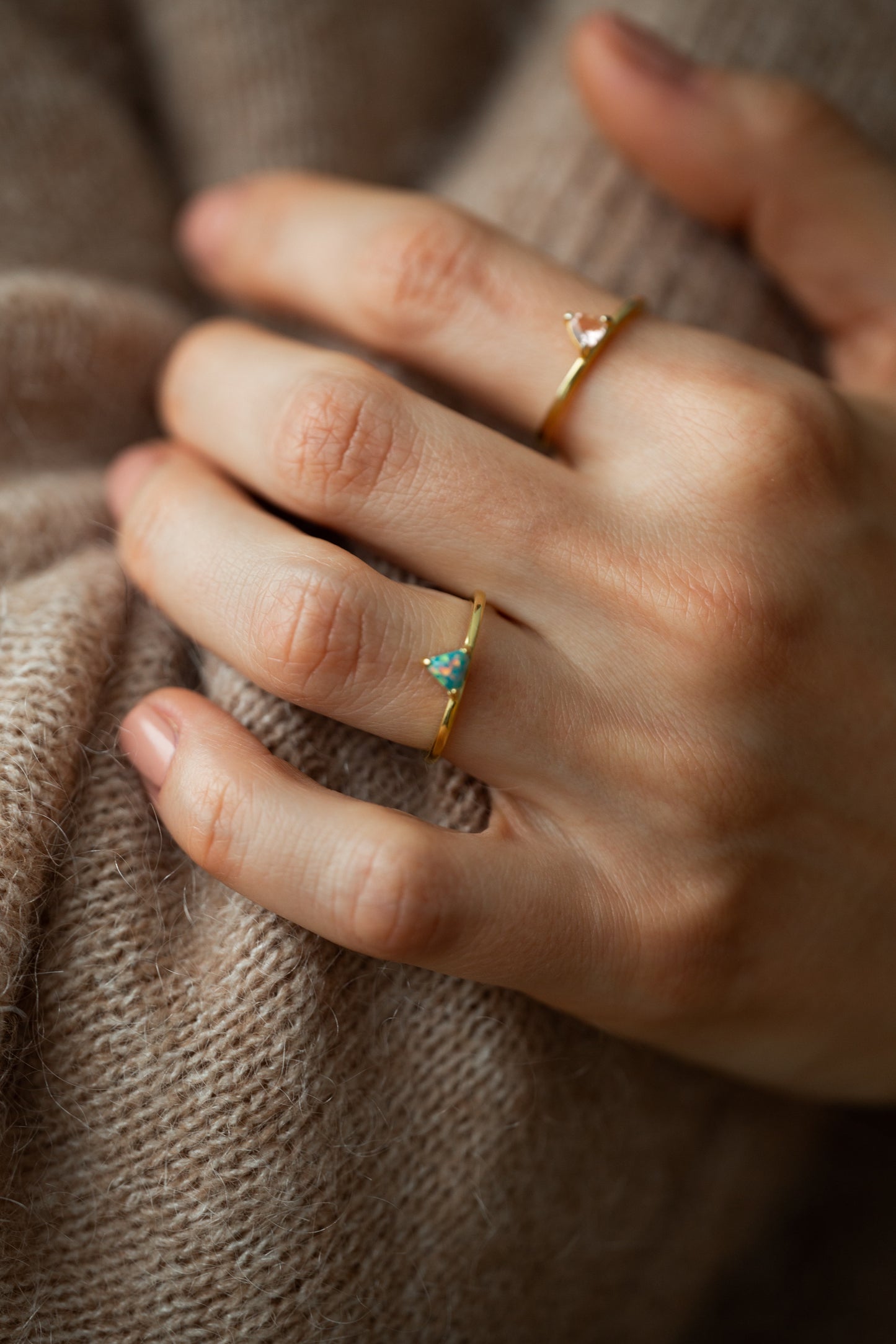 Prana Silver Opal Ring