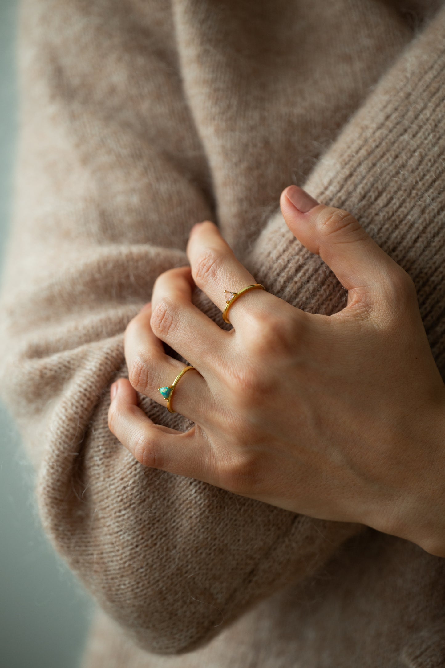 Prana Silver Opal Ring