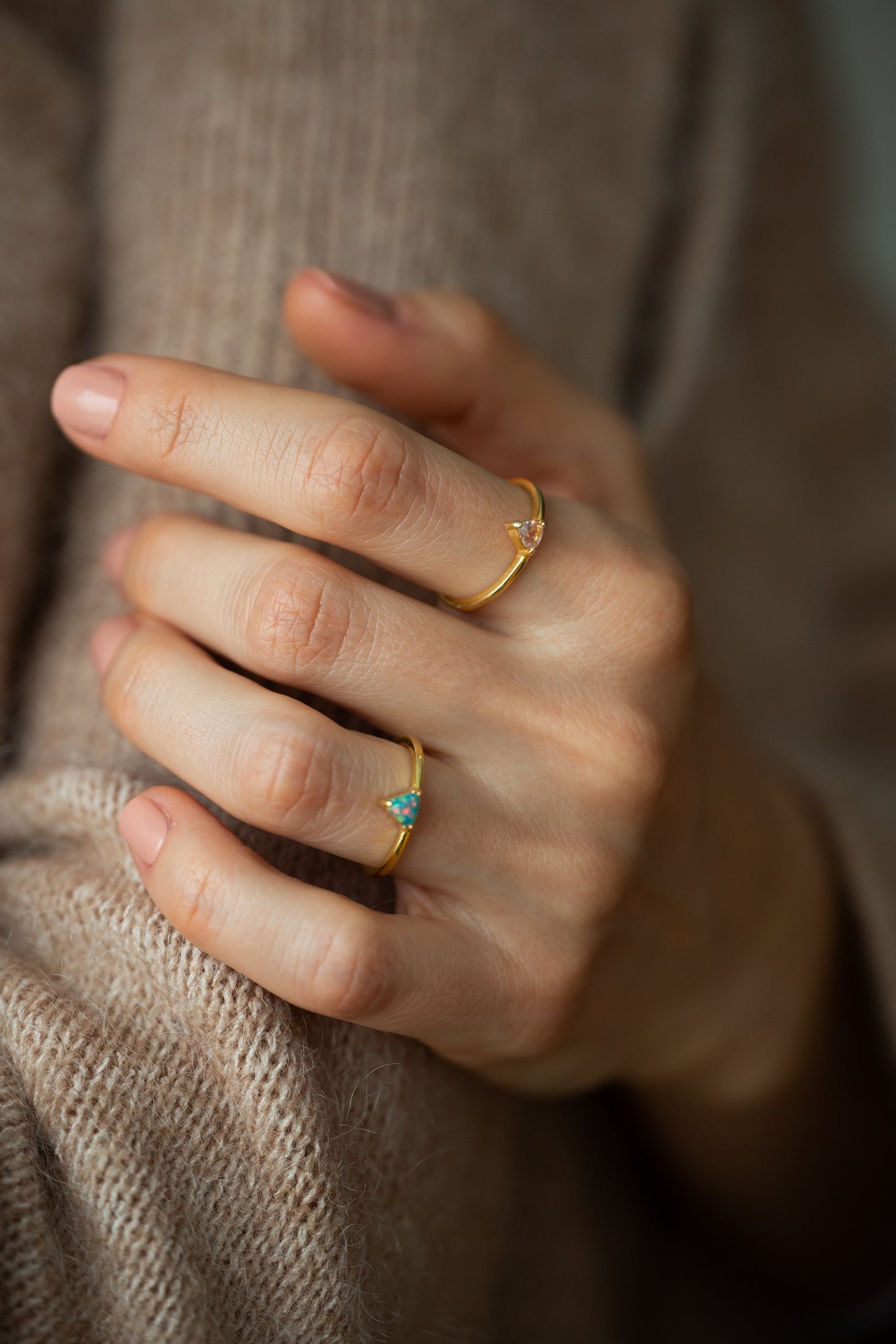 Prana Silver Opal Ring