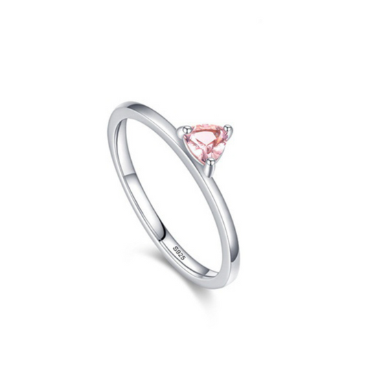 Lea Silver Morganite Ring