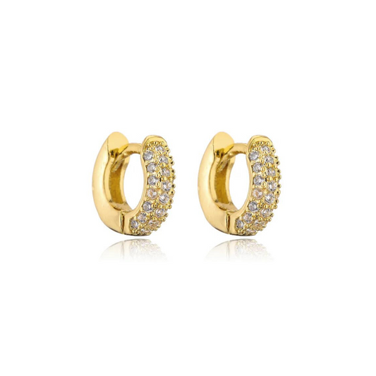 Sono 18K Gold Huggie Earrings